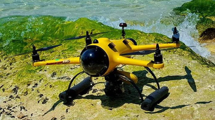 Drones à prova d'água já podem ser comprados (Foto: Divulgação/QuadH2O)